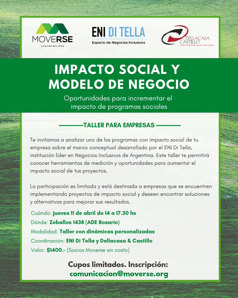 Taller Impacto Social Moverse UTDT Rosario